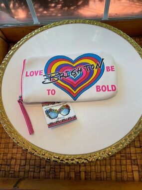 Brighton Bright Eyes Sunglass Pouch NWT